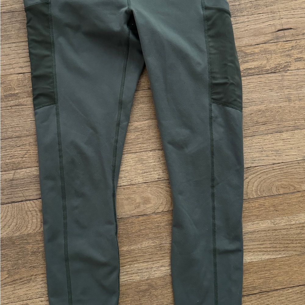 Fabletics power hold moss Green Leggings. Small